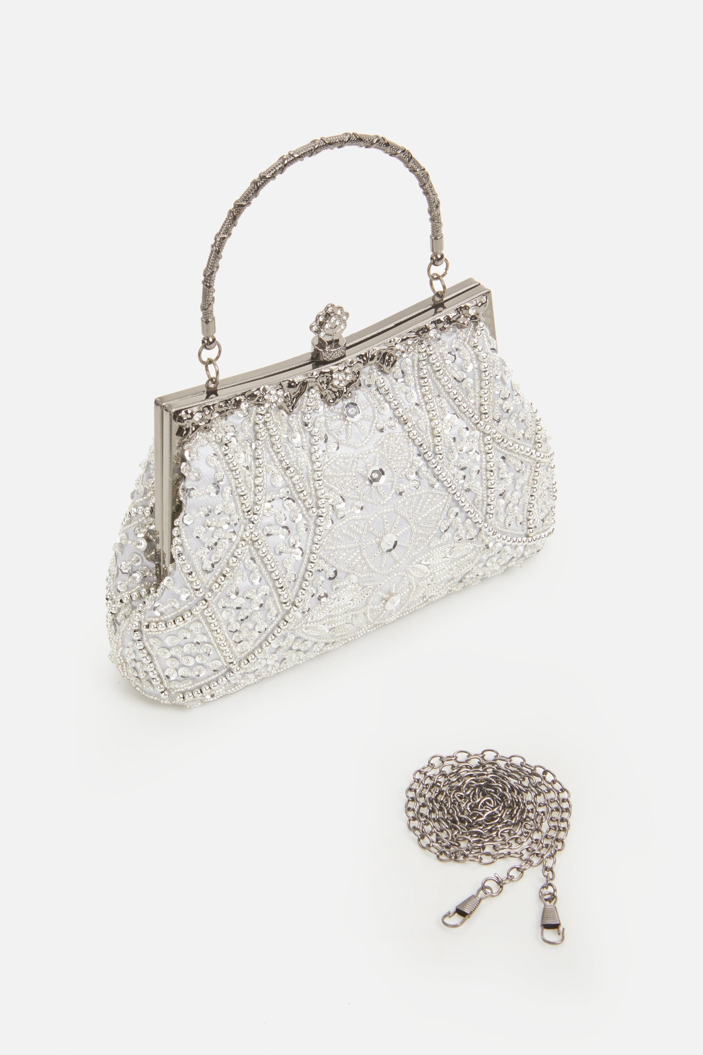 1920s Vintage Flapper Beaded Clutch